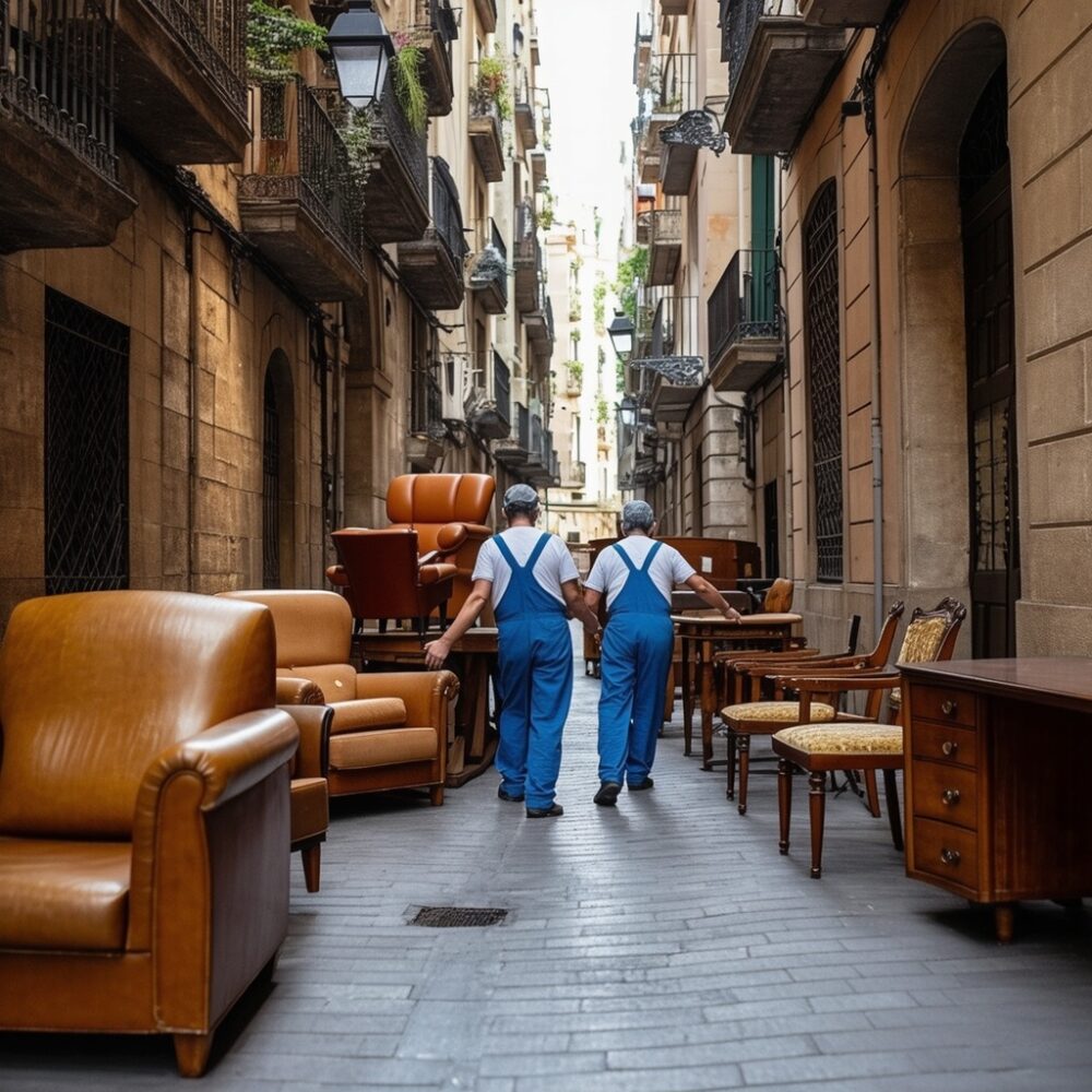 Vaciado de pisos y locales en La Garriga